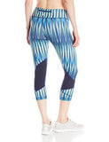 Active Crop Pant Print Mesh Contrast Future Retro Small