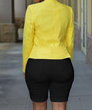 Shawhuwa Sexy SuMMer Hole Destroyed Denim Shorts L Black