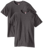 HANES NANO PREMIUM COTTON TSHIRT PACK OF 2 SMOKE GREY LARGE