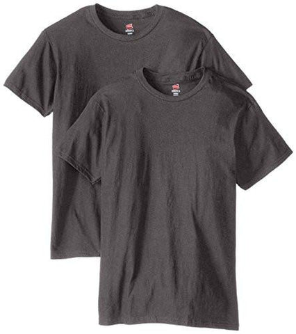 HANES NANO PREMIUM COTTON TSHIRT PACK OF 2 SMOKE GREY LARGE
