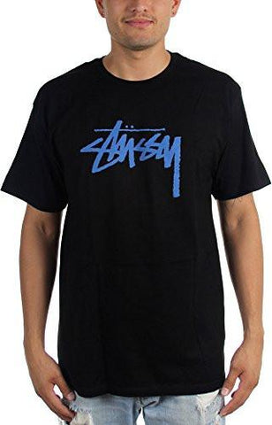 STUSSY STOCK TSHIRT SIZE: LARGE COLOR: BLACK