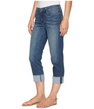 Dayla Capri With Frayed Hem In Cool Embrace Denim Zimbali 10