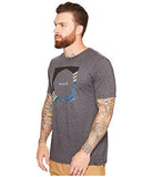 Hurley Falling Hard Tee Black Heather TShirt
