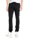 Jeans Slim Straight Stretch Sateen Pant Black 34Wx32L