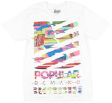 POPULAR DEMAND GLITCH TRANSMISSION TSHIRT IN WHITE