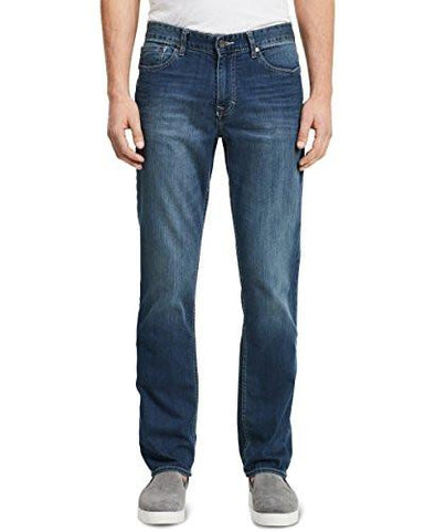 Slim Straight Jeanauthentic Blue31W 32L