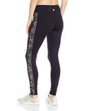 Active Long Pant Side Black Lace Small