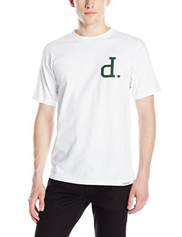 DIAMOND SUPPLY CO. MEN UN POLO TSHIRT WHITE LARGE