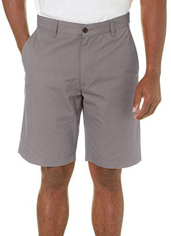 DOCKERS FLAT FRONT PERFECT SHORTS 42W BURMA GREY