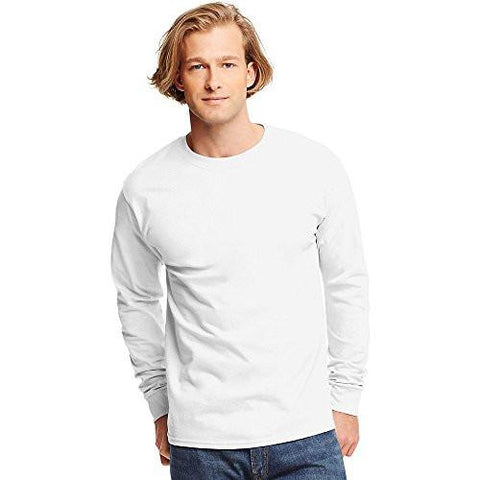 Tagless 61 Long Sve Tshirt Large White