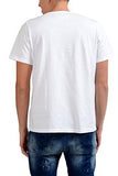 10 White Deep Vneck Tshirt US M It 50;