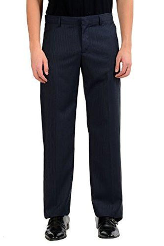 Striped Flat Front Pants Us 32 It 48