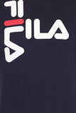 FILA VINTAGE BLACK LINE DIAGO GRAPHIC TSHIRT BLUE XLARGE