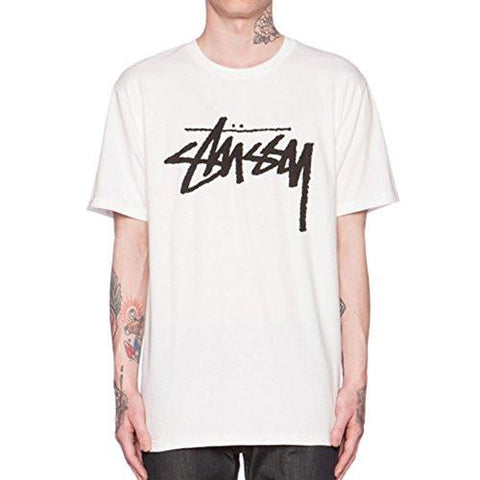 STUSSY STOCK TSHIRT SIZE: MEDIUM COLOR: WHITE