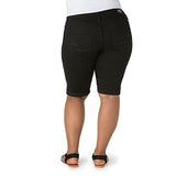 Plus Size Modern Skinny Shorts Noir 18