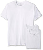 HANES 3PACK CREW NECK TSHIRT WHITE LARGE