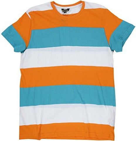Imperious Striped Tshirt In Orange. M2Xl.