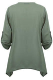 Creti Fashion VNeck Long Sleeve Chiffon Blouse Top Shirts