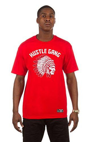 Hustle Gang Classic Short Sve Tshirt 5XL Red