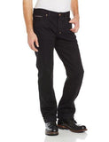 Barracuda Straight Leg Jean Raw Selvedge Jean In Black Black 38