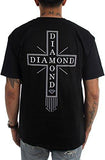 DIAMOND SUPPLY CO. SKATE LIFE CROSS TSHIRT SIZE: XLARGE COLOR: BLACK