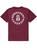 REBEL8 IMMORTALS TSHIRT BURGUNDY LARGE