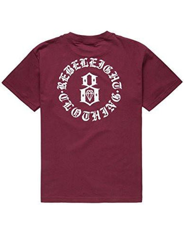 REBEL8 IMMORTALS TSHIRT BURGUNDY LARGE