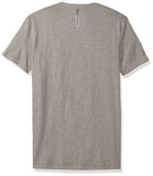 JEANS MEN SHORT SLEEVE STRIPE CALVIN VNECK TSHIRT CHROME XLARGE
