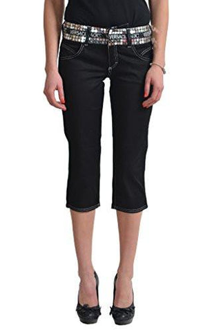 Black Capris Cropped Pants Us 31 It 45;