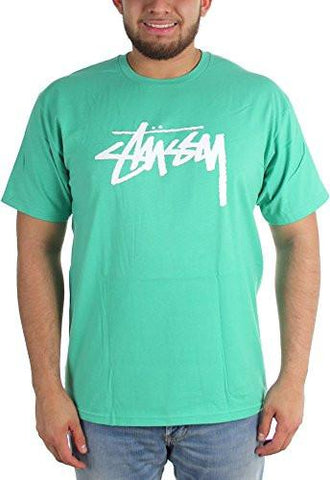 STUSSY STOCK TSHIRT SIZE: MEDIUM COLOR: GREEN