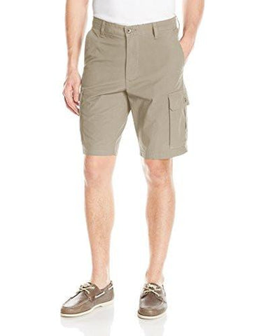 Washed Cargo Short Classic Fit Safari Beigestretch 40W