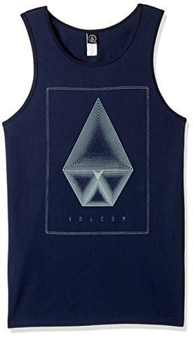 Concentric Tank Top Indigo M