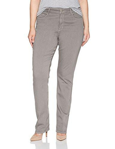 Plus Size Marilyn Straight Leg In Luxury Touch Denim Mineral 22W