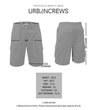 URBANCREWS Hipster Hip Hop 6 Pockets Cargo Shorts KHAKI 34