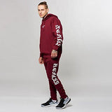 Anglian Sweatpants Burgundy M Bottoms Sweatpants Burgundy
