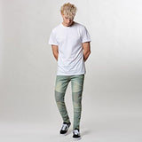 Stanford Skinny Moto Light Indigo 29 Bottoms Denim Light Indigo