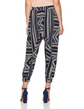Bcbgeneration Harem Cropped Pant Dark Navy Multi Medium