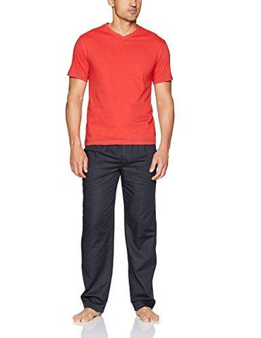 Kadi Fusion 2Piece Set With Jersey Top And Woven Pant Red Xl