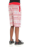 Imperious Shiny Hologram French Terry Knit Shortsredxl