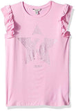GUESS BIG GIRLS SHORT SLEEVE TSHIRT MELROSE LAVENDER 10