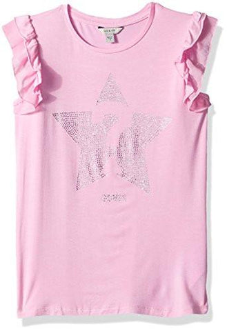 GUESS BIG GIRLS SHORT SLEEVE TSHIRT MELROSE LAVENDER 10