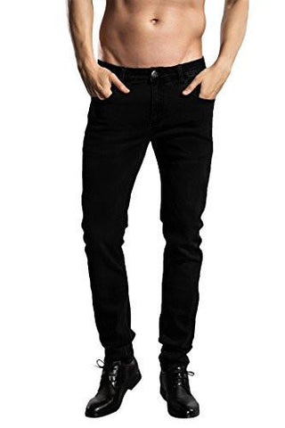 Slim Fit Zlz Youngerlooking Fashionable Colorful Super Comfy Stretch Skinny Fit Denim 30 Black