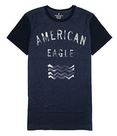 MEN SERIOUSLY SOFT GRAPHIC TSHIRT 019 MEDIUM 532 NAVY