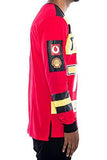 Hudson Outerwear Rari 77 Long Sve Shirt L Red
