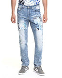 Meduim Stone Wash Bear Patch Denim 40