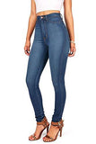 Vibrant Juniors Classic High Waist Denim Skinny 9 Medium Denim