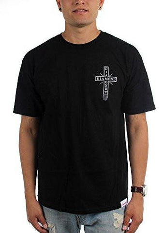 DIAMOND SUPPLY CO. SKATE LIFE CROSS TSHIRT SIZE: XLARGE COLOR: BLACK