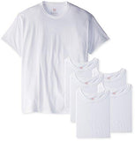 HANES 6PACK FRESHIQ CREW TSHIRT WHITE XLARGE