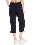 Performance Jersey Rollover Waistband Multi Pocket Crop Cargo 22 Inseam Navy M