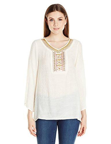 Rock 47 Bell Sleeve Shirt Vanilla Ice Medium